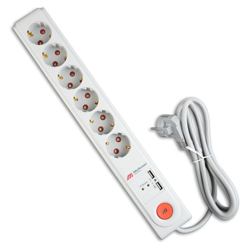 Удлинитель сетевой 6 гнезд
