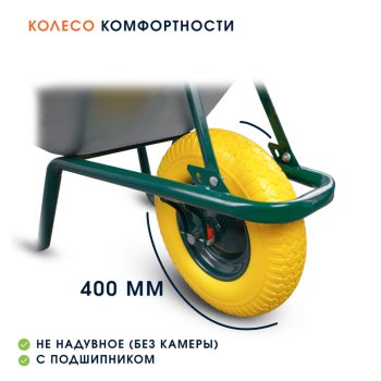 Тачка садовая одноколёсная Kanat