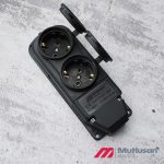 Колодка двухместная 16А 250V IP44