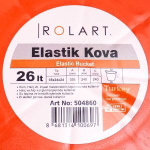 Ведро строительное Rolart гибкое пластиковое 