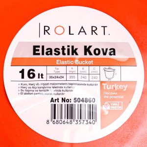 Ведро строительное Rolart гибкое пластиковое 