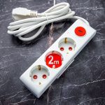 Удлинитель сетевой 2м