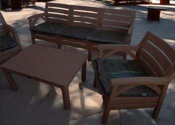 Комплект садовой мебели из искусственного ротанга
