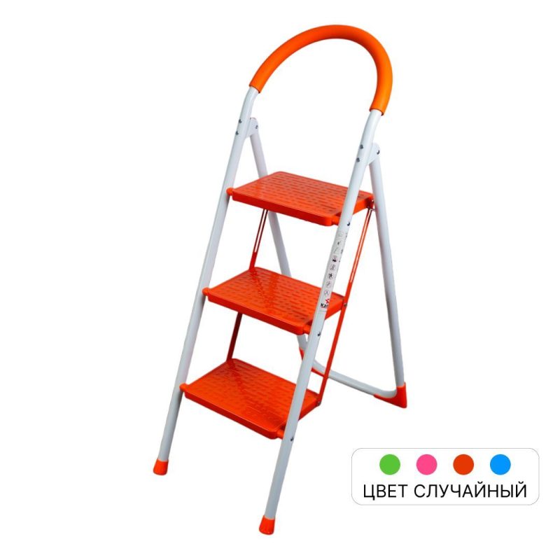 Cтремянка с 2 широкими ступенями Kanat